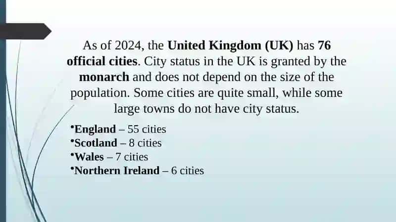 Important cities and climate of Great Britain 2