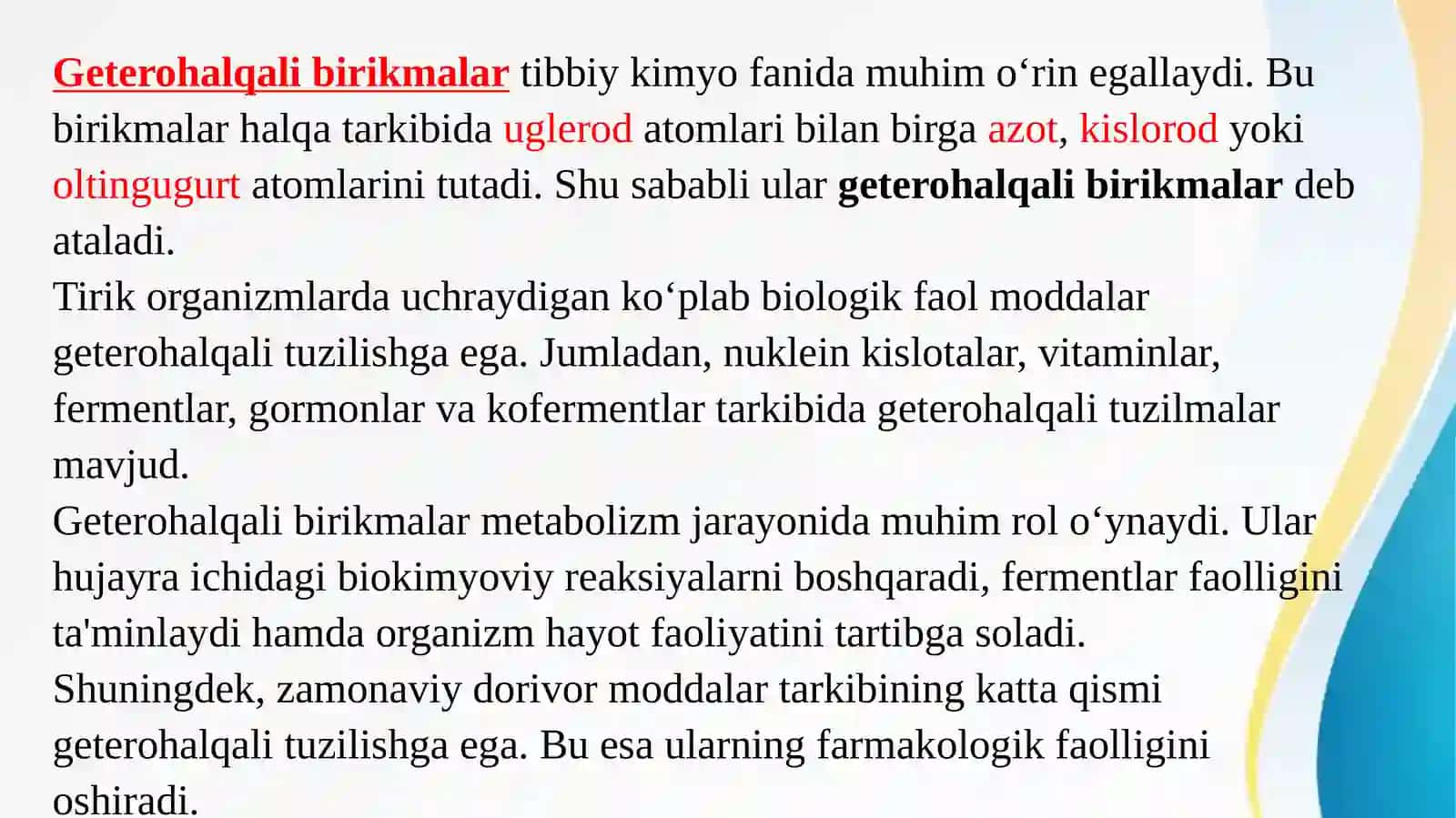 Geterohalqali birikmalar 2