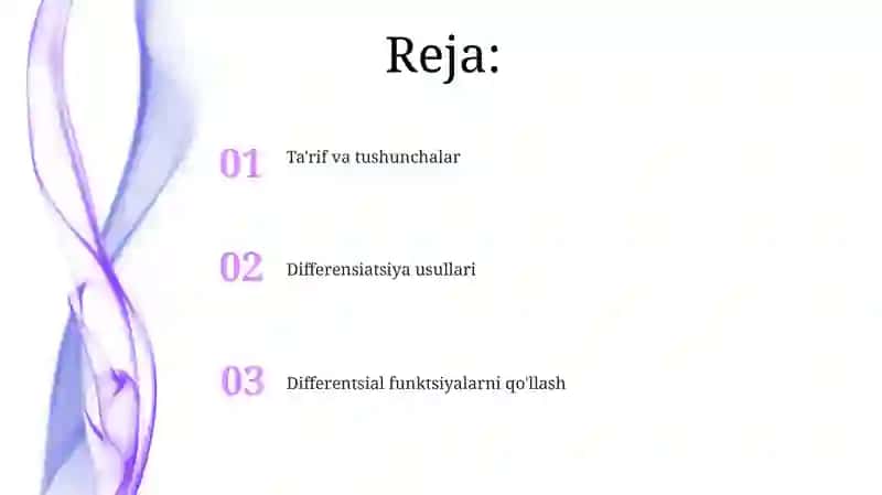 Funksiya differensiali 2