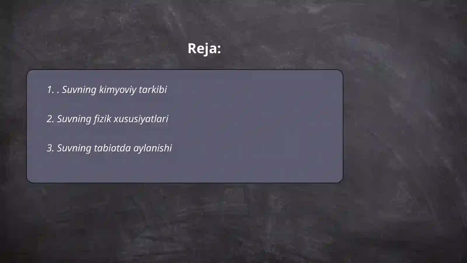 Suv va uning ahamiyati 2