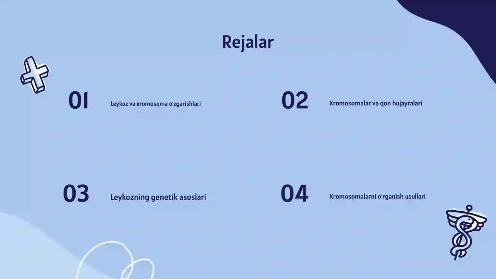 Leykoz rivojlanishida xromosoma oʻzgarishlarini roli 2