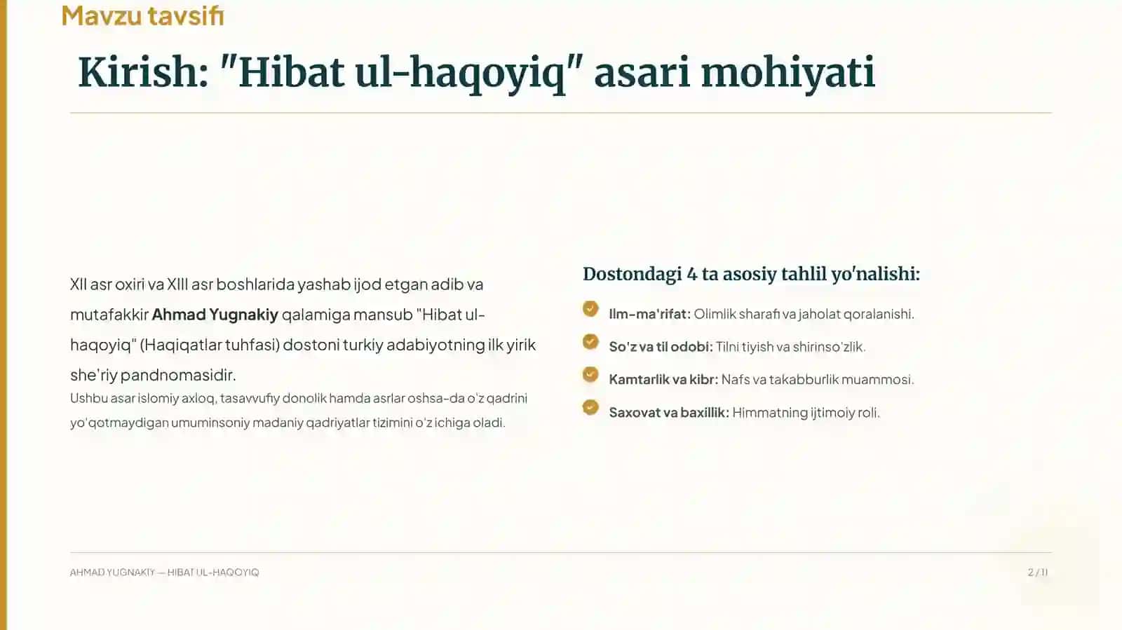 HIBAT UL-HAQOYIQ 2