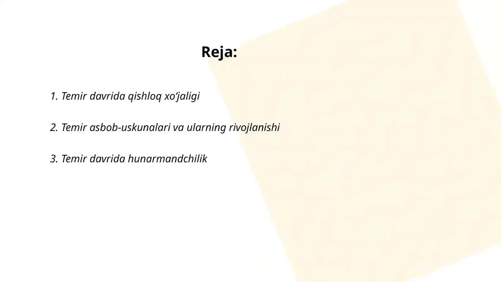 Temir Davri Arxeologiyasi 2