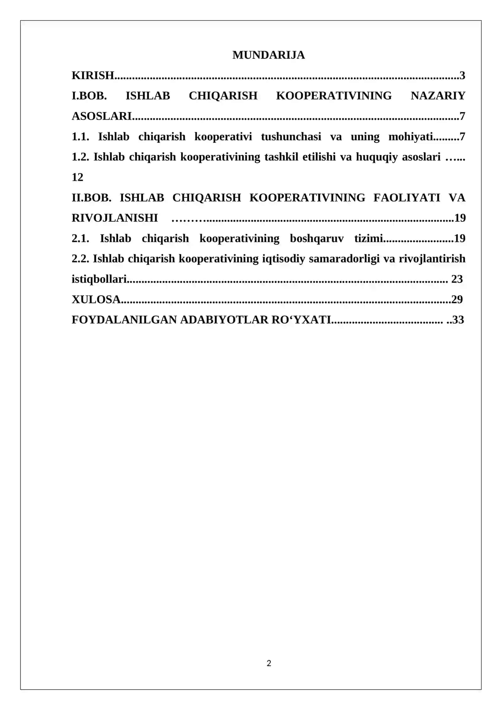 ISHLAB CHIQARISH KOOPERATIVI 2