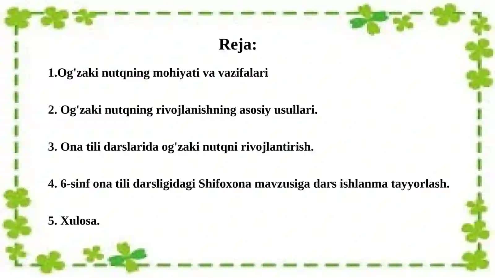 Og'zakidagi nutqni rivojlantirish 2