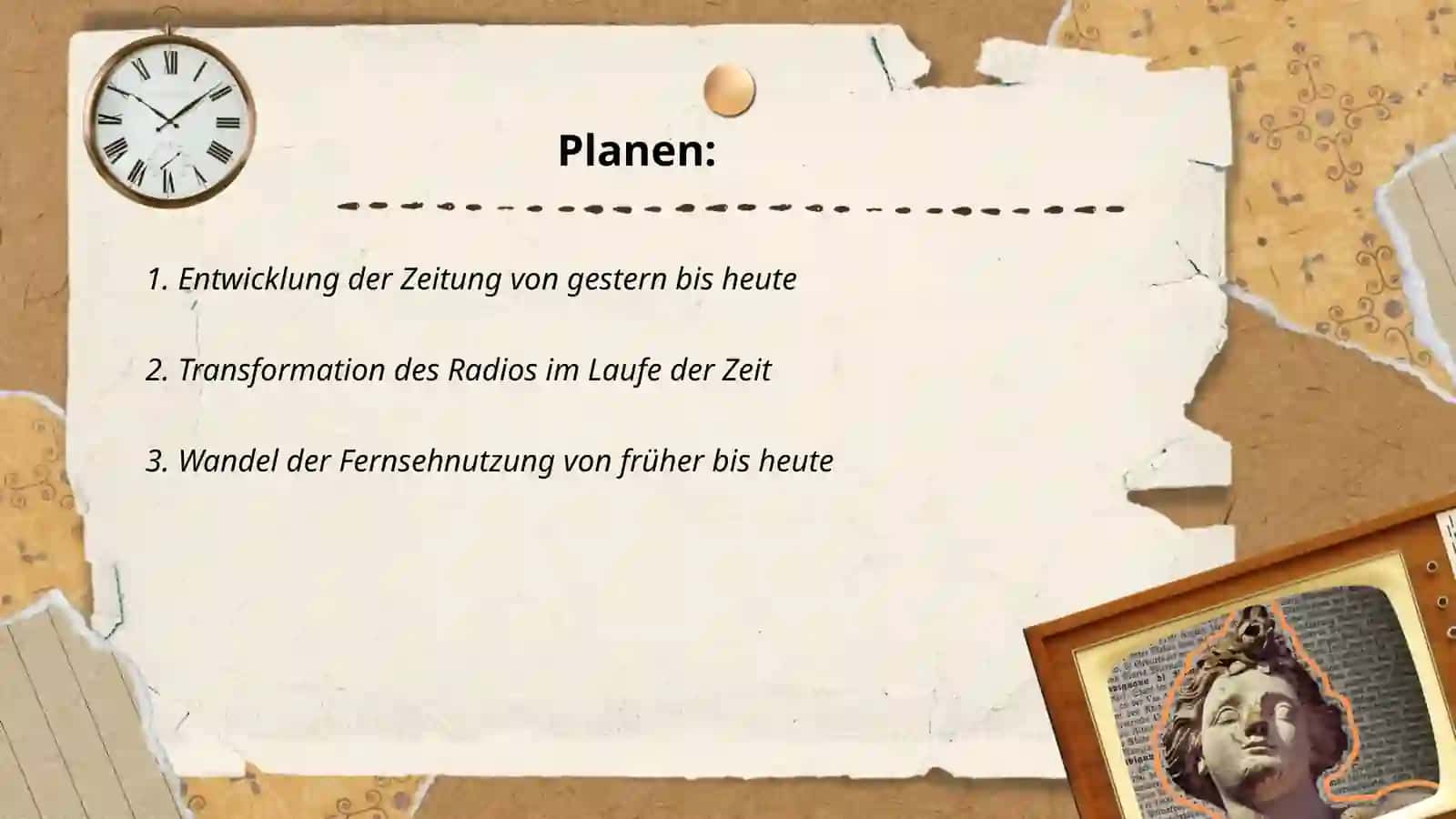 Medien. Früher und heute 2