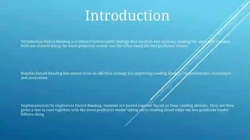 Paired Reading 2