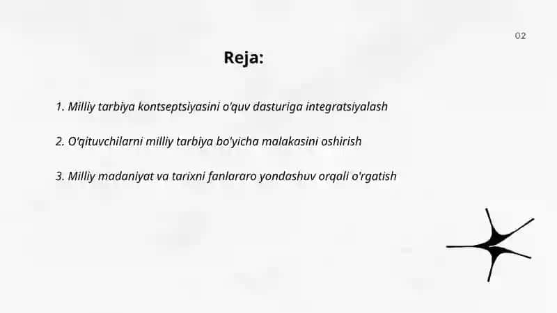 Milliy tarbiya amaliyoti 2