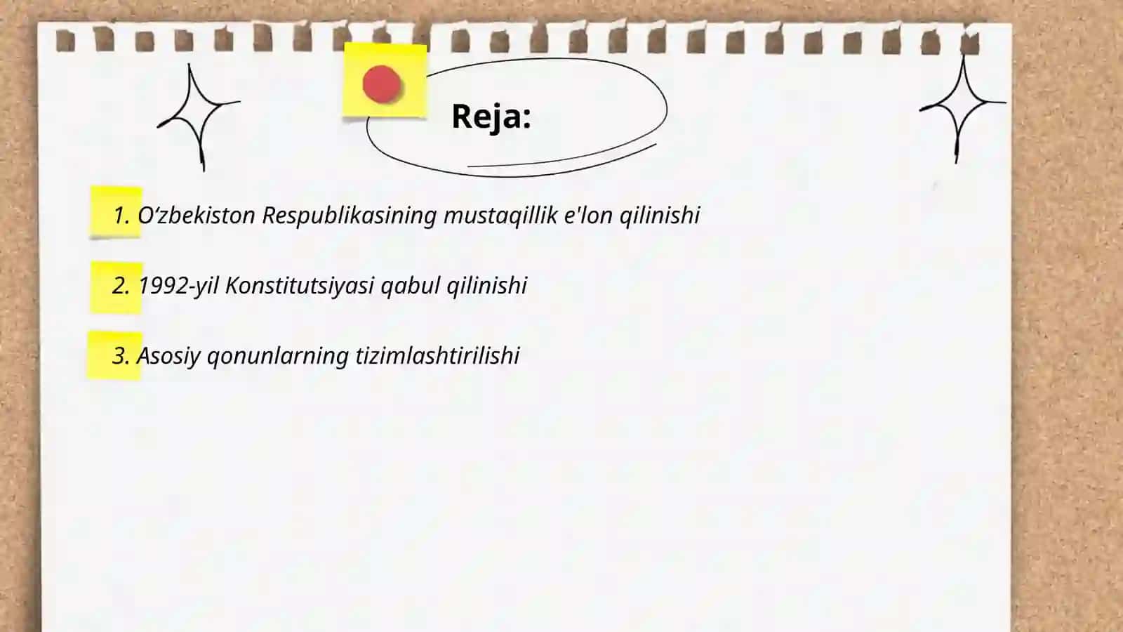 Oʻzbekistonning konstitutsiyaviy rivojlanish bosqichlari 2