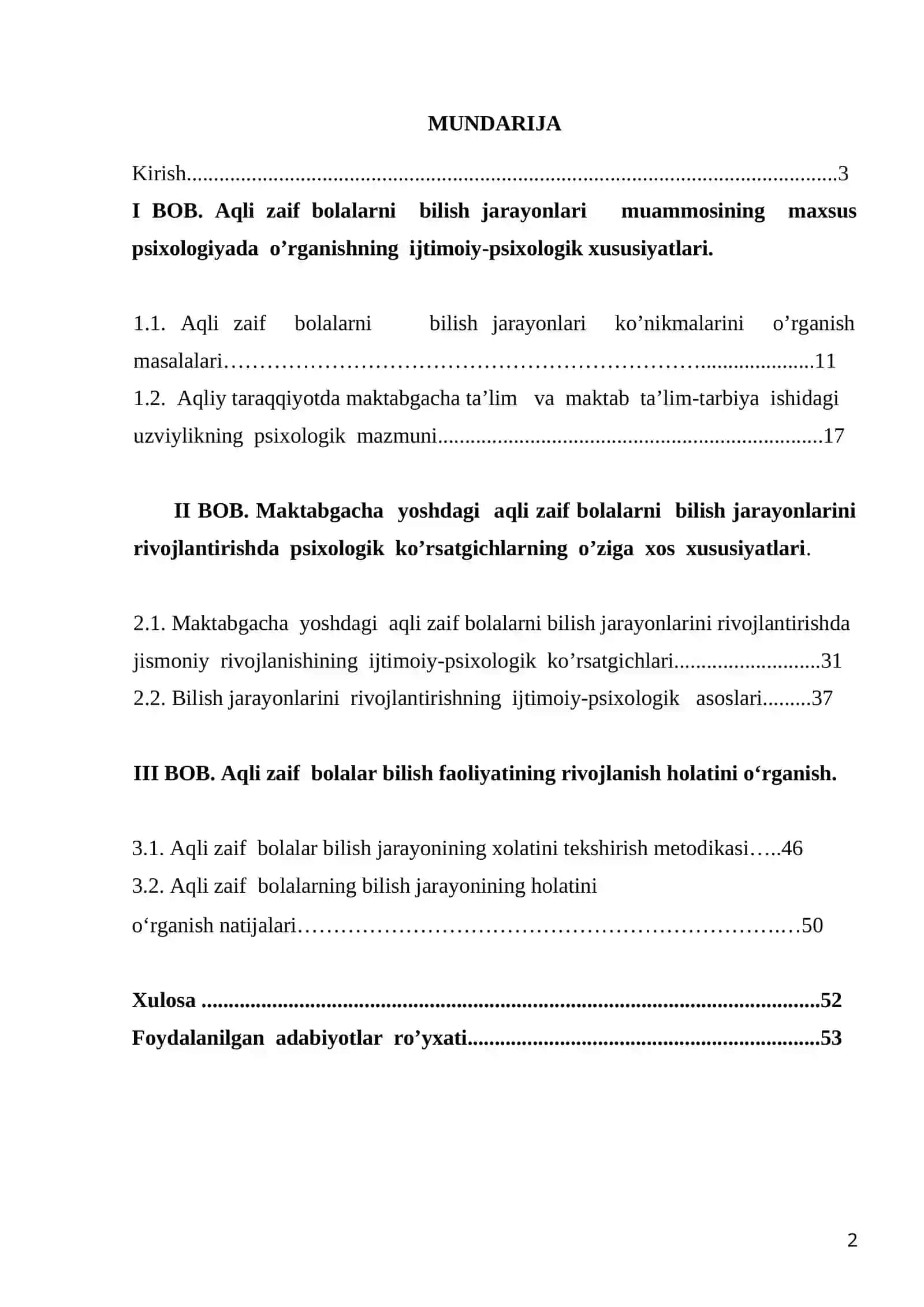 Maktabgacha yoshdagi aqli zaif bolalarning bilish jarayonlarini shakllantirishning ijtimoiy psixologik xususiyatlari 2