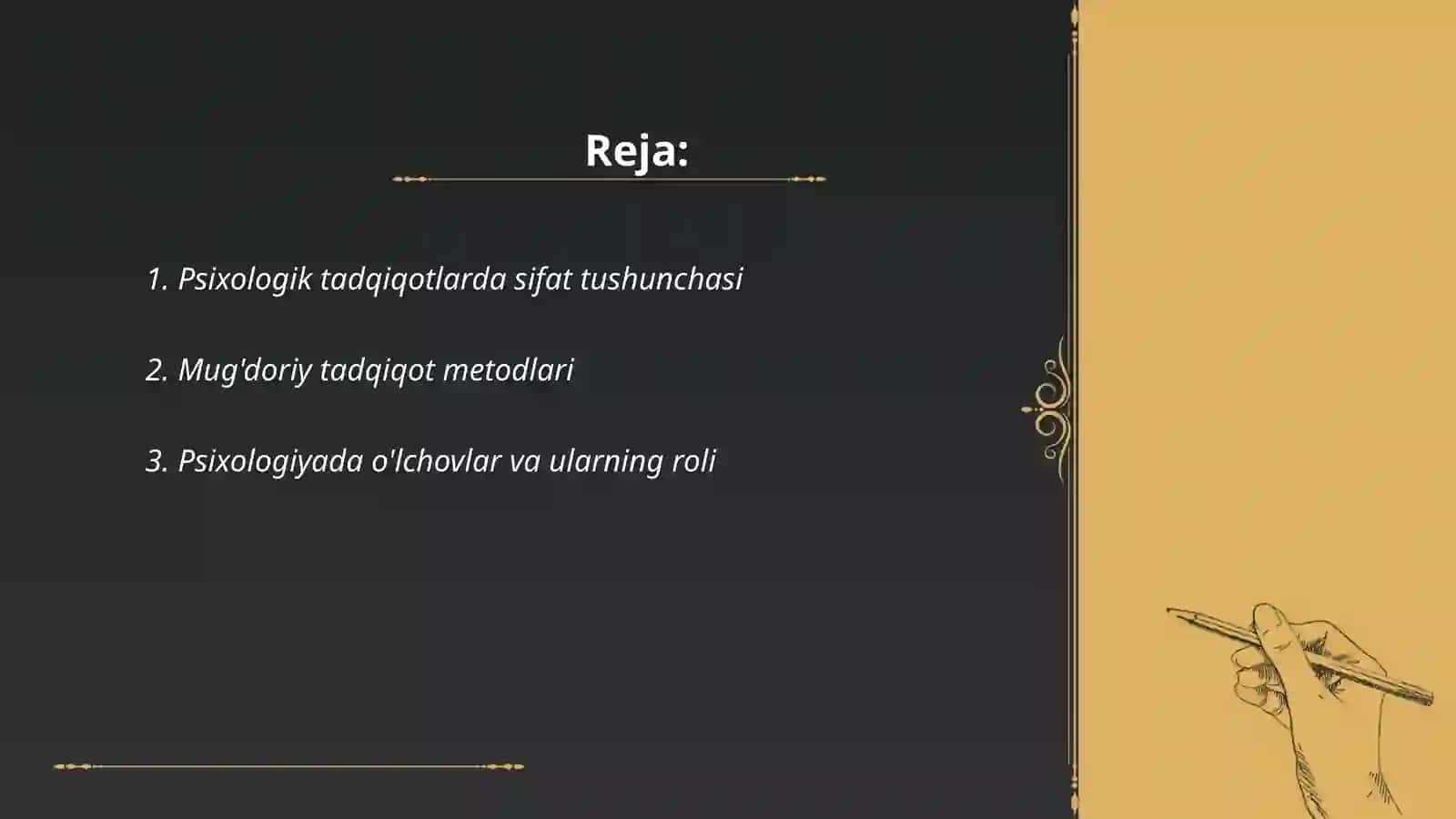 Psixologik tadqiqotlarda sifati va mug'dori 2