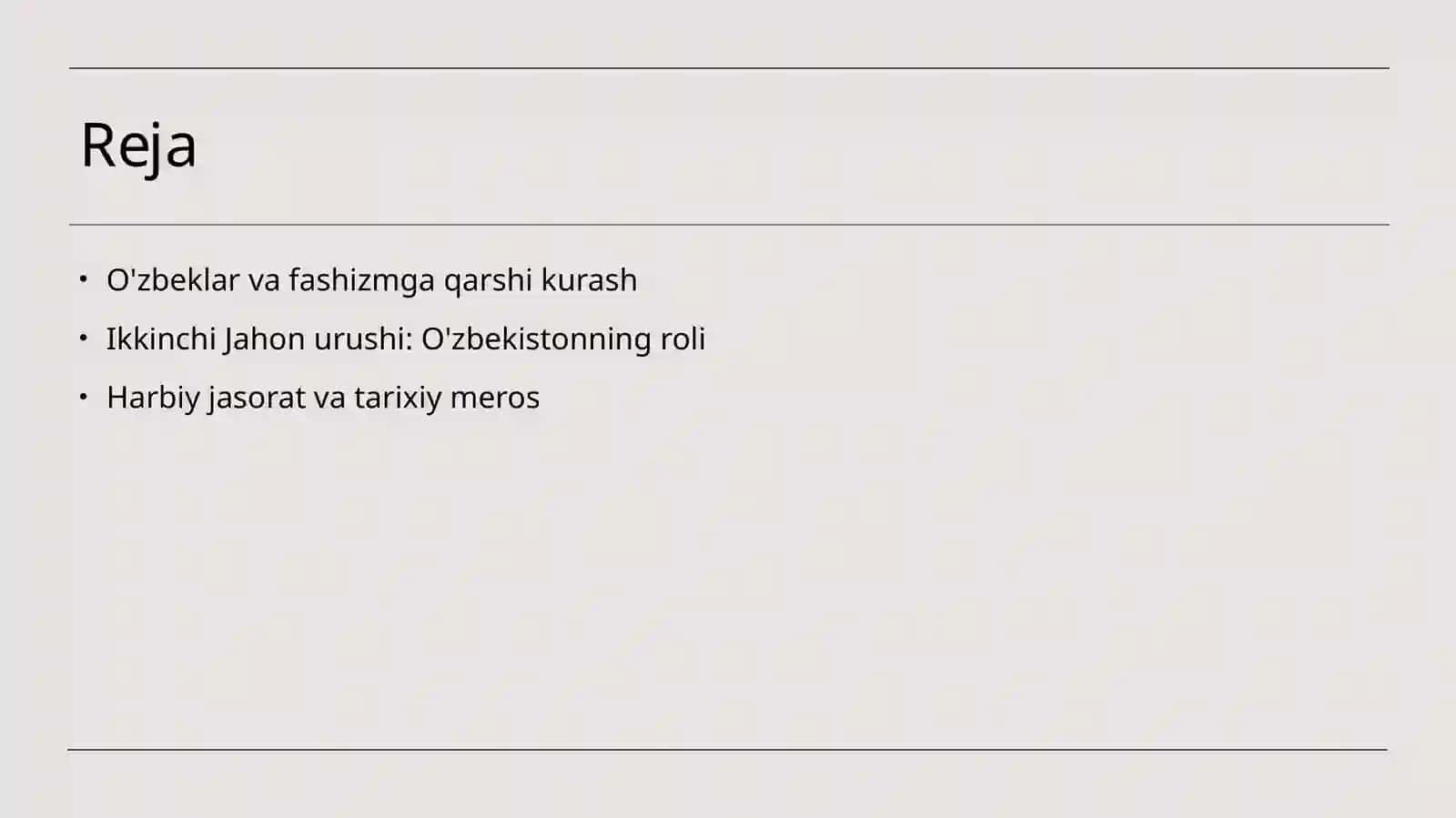 O'zbekxalqining fashizmga qarshi kurshdagi harbiy jasorati 2