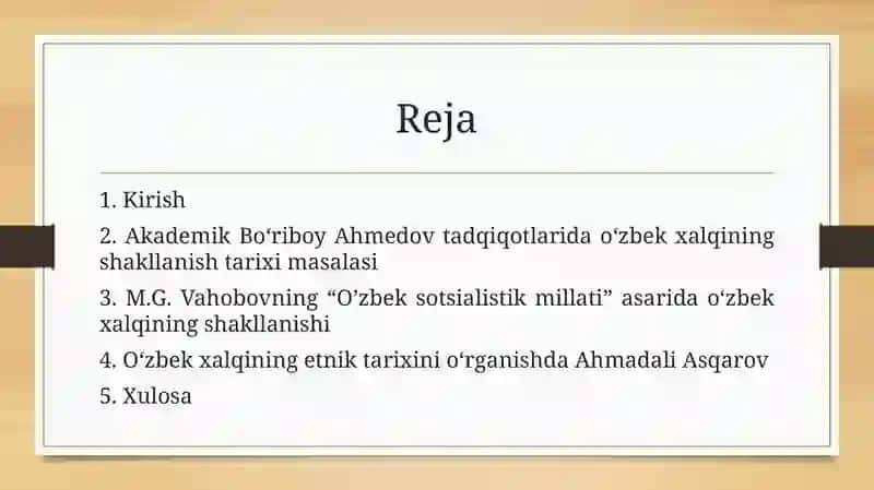 O‘zbekiston xalqlarining etnik tarixiga oid ilmiy adabiyotlar 2