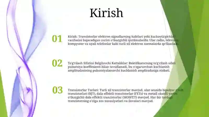 Transistorlar 2