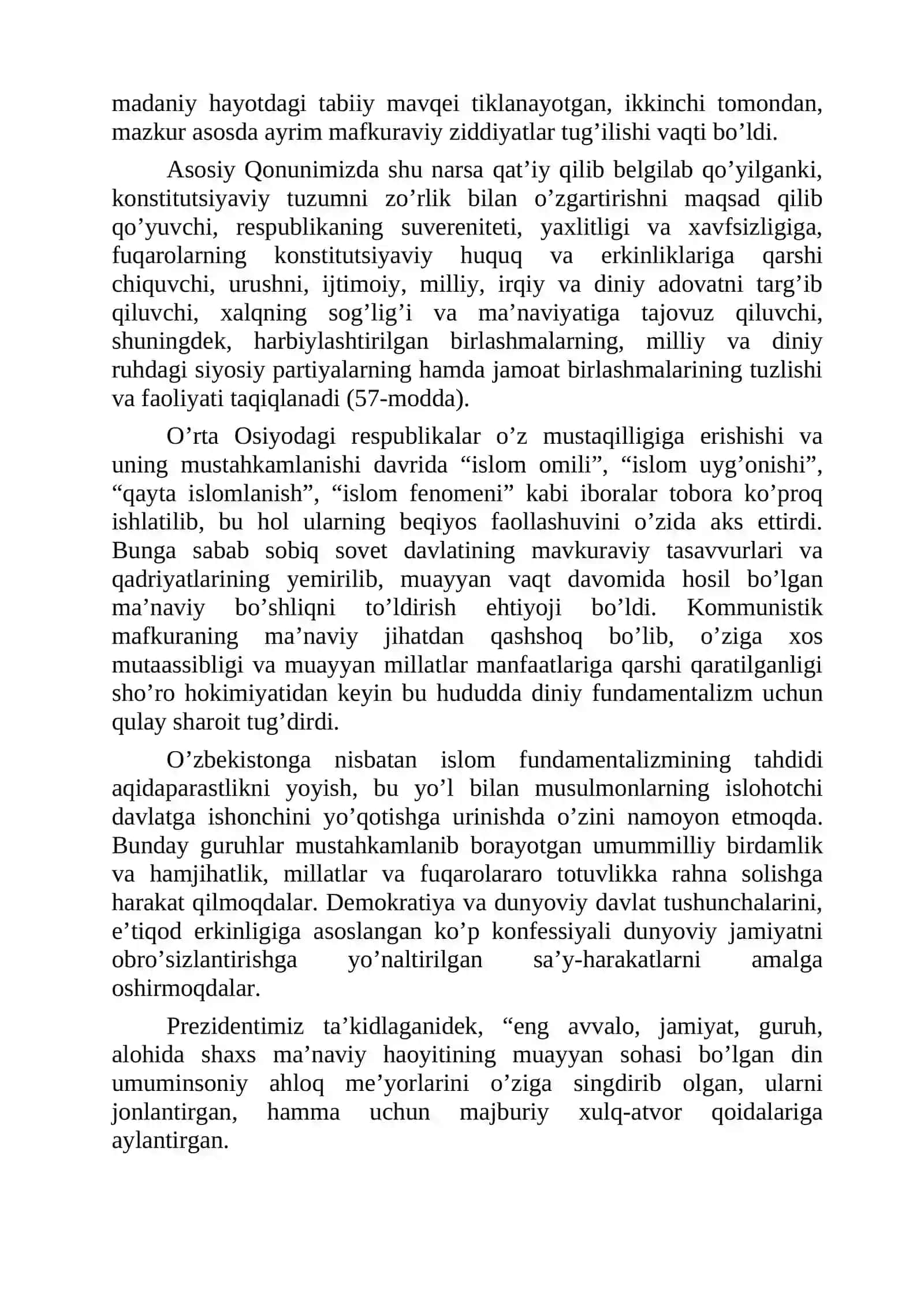 DINIY EKSTREMIZM VA FUNDAMENTALIZM 2