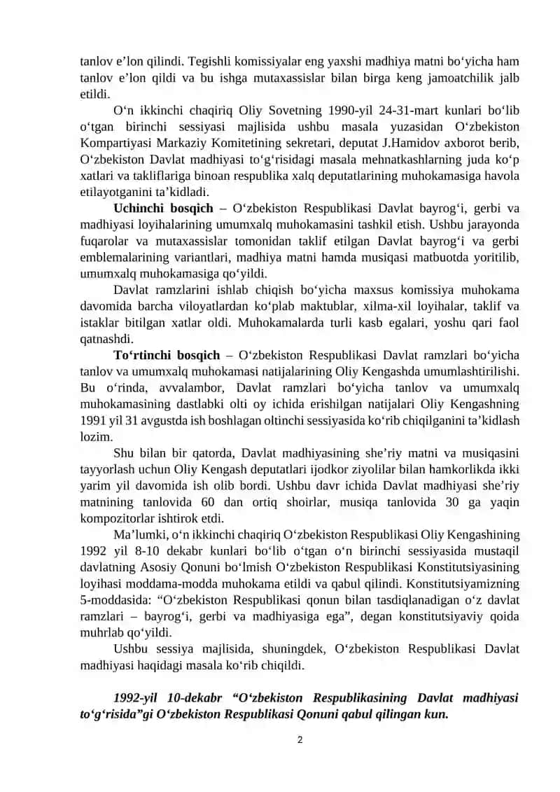 O‘zbekiston Respublikasi 2
