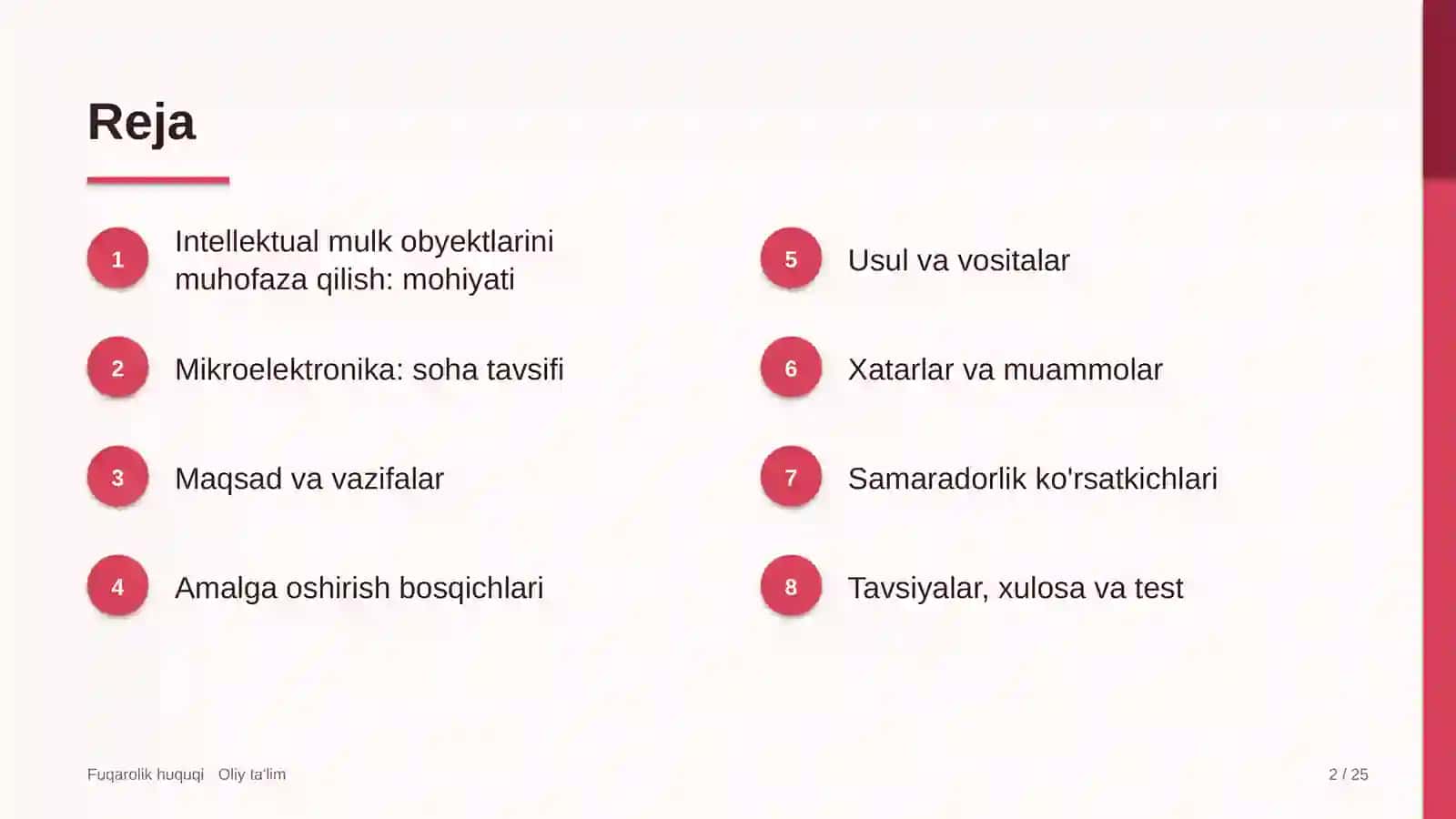 mikroelektronika sohasida intellektual mulk obyektlarini huquqiy muhofaza qilish 9397 2