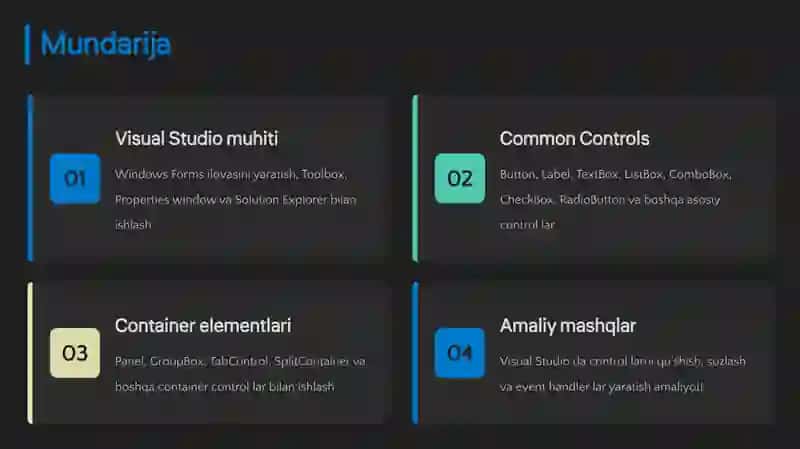 WINDOWS FORMS 2