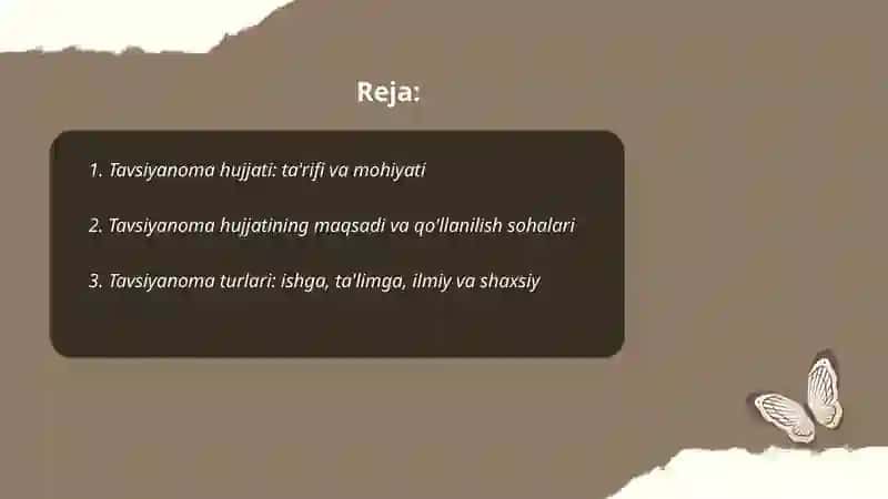 Tavsiyanoma 2
