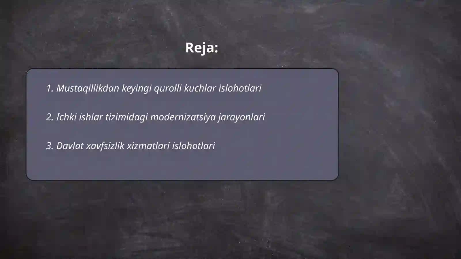 Mustaqillikdan keyingi qurolli kuchlar islohotlari 2