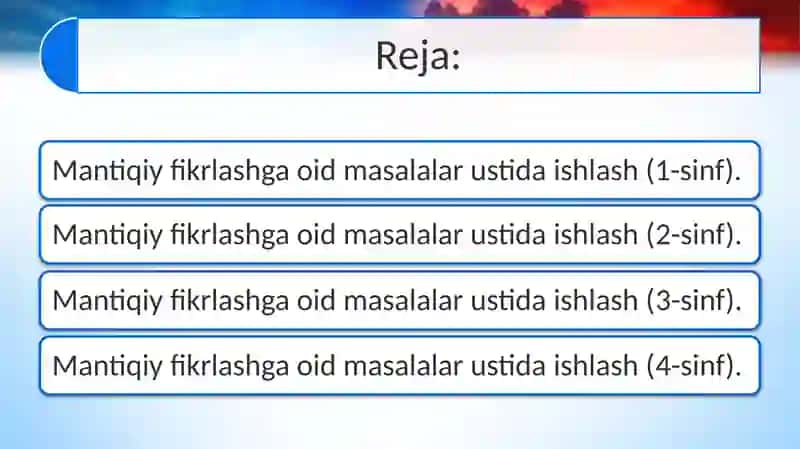Boshlang‘ich sinflarda mantiqiy fikrlash 2