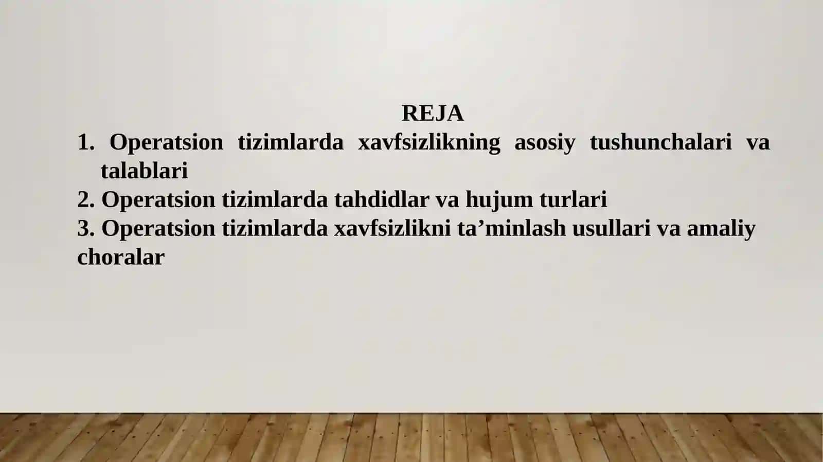Operatsion tizimlardagi xavfsizlik masalalari 2