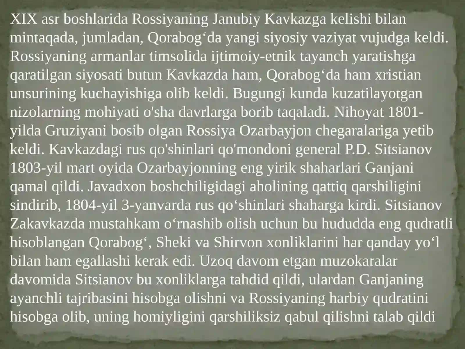Birinchi va Ikkinchi rus-eron urushi 2