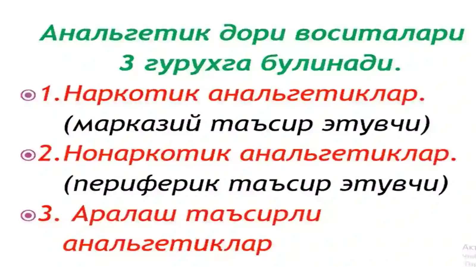 analgetiklar 2
