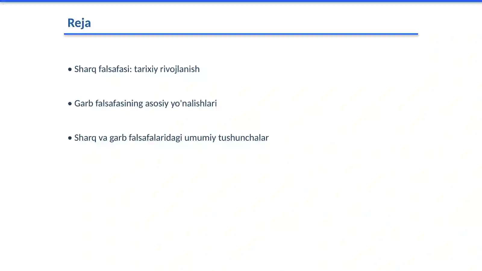 Falsafaning mohiyatiga oid sharq va garb mutafakkirlari tasnifi 2