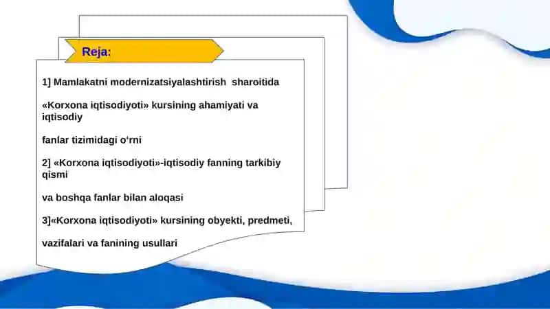 Korxona iqtisodiyoti kursi 2