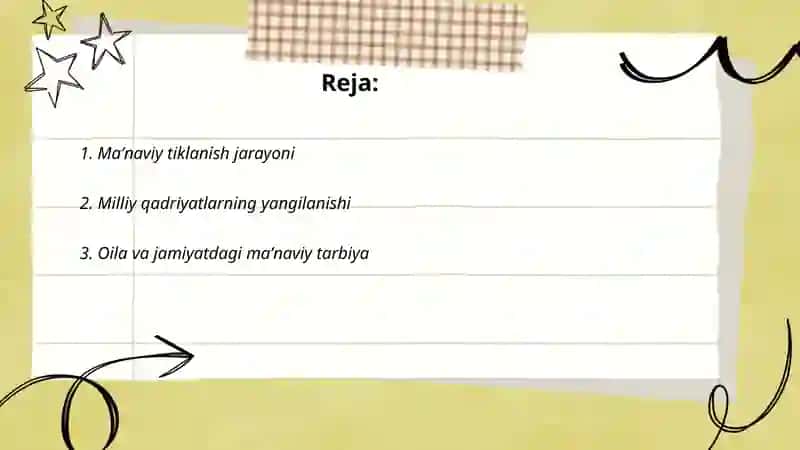 Yangi Oʻzbekistonda amalga oshirilayotgan maʼnaviy oʻzgarishlar 2