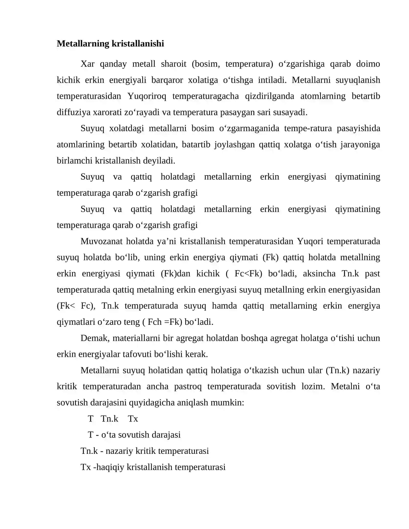 Metallarning kristallanishi 2