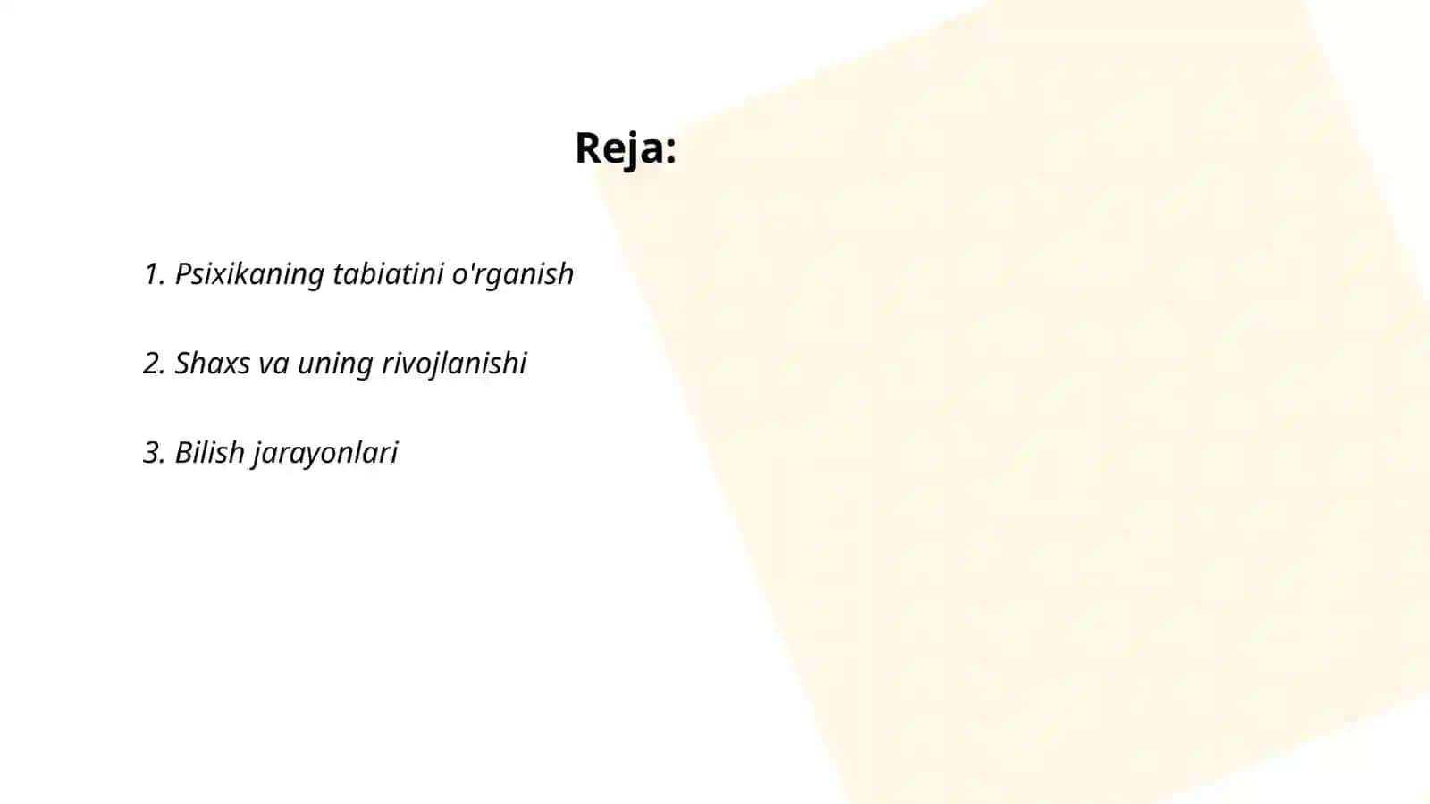 Psixologiya fanining predmeti 2