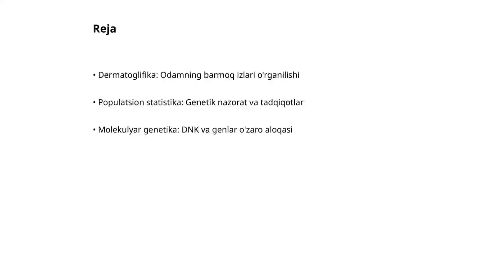 Dermatoglifika: Odamning barmoq izlari o'rganilishi 2