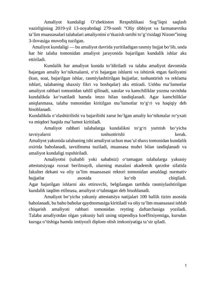"Farmatsevtika iqtisodiyoti" kursi 2