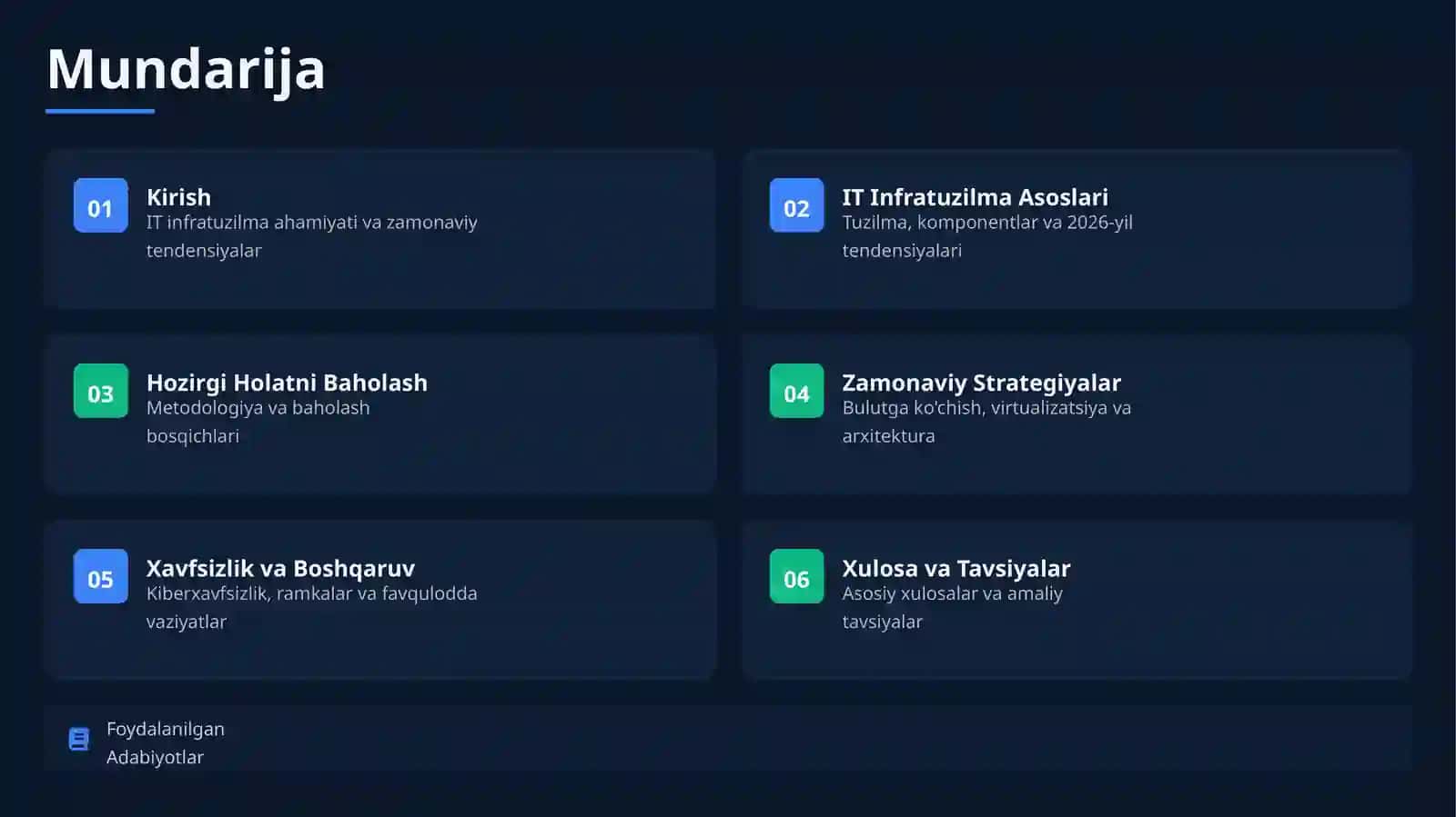 STRATEGIC REPORT 2026 IT Infratuzilmani Rivojlantirish Strategiyasi 2