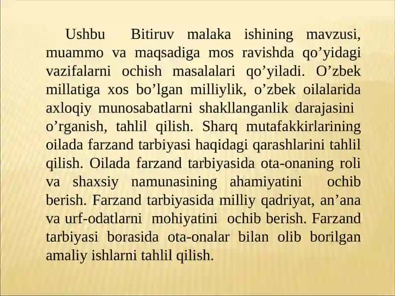 Oilada tarbiya asoslari 2