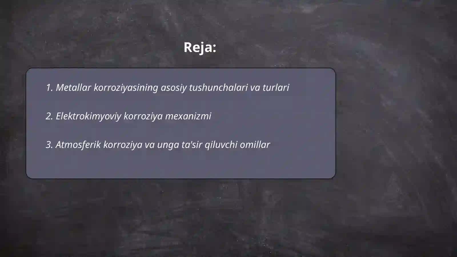 Metallar korroziyasi va uning yechimlari 2