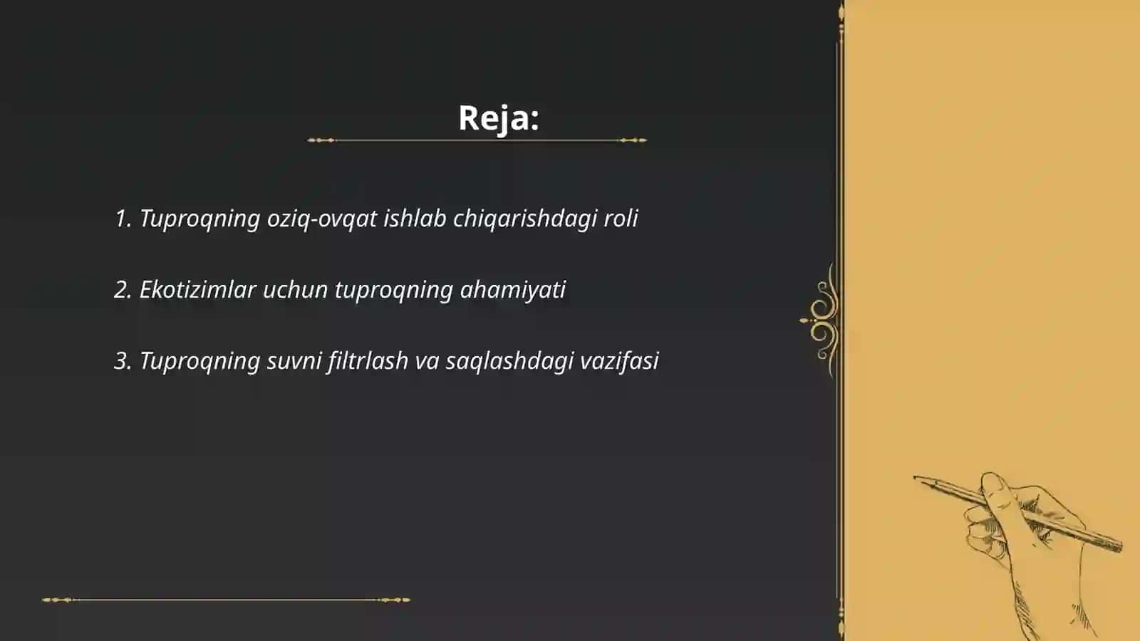 Tuproqlarning inson xayotidagi roʻli 2