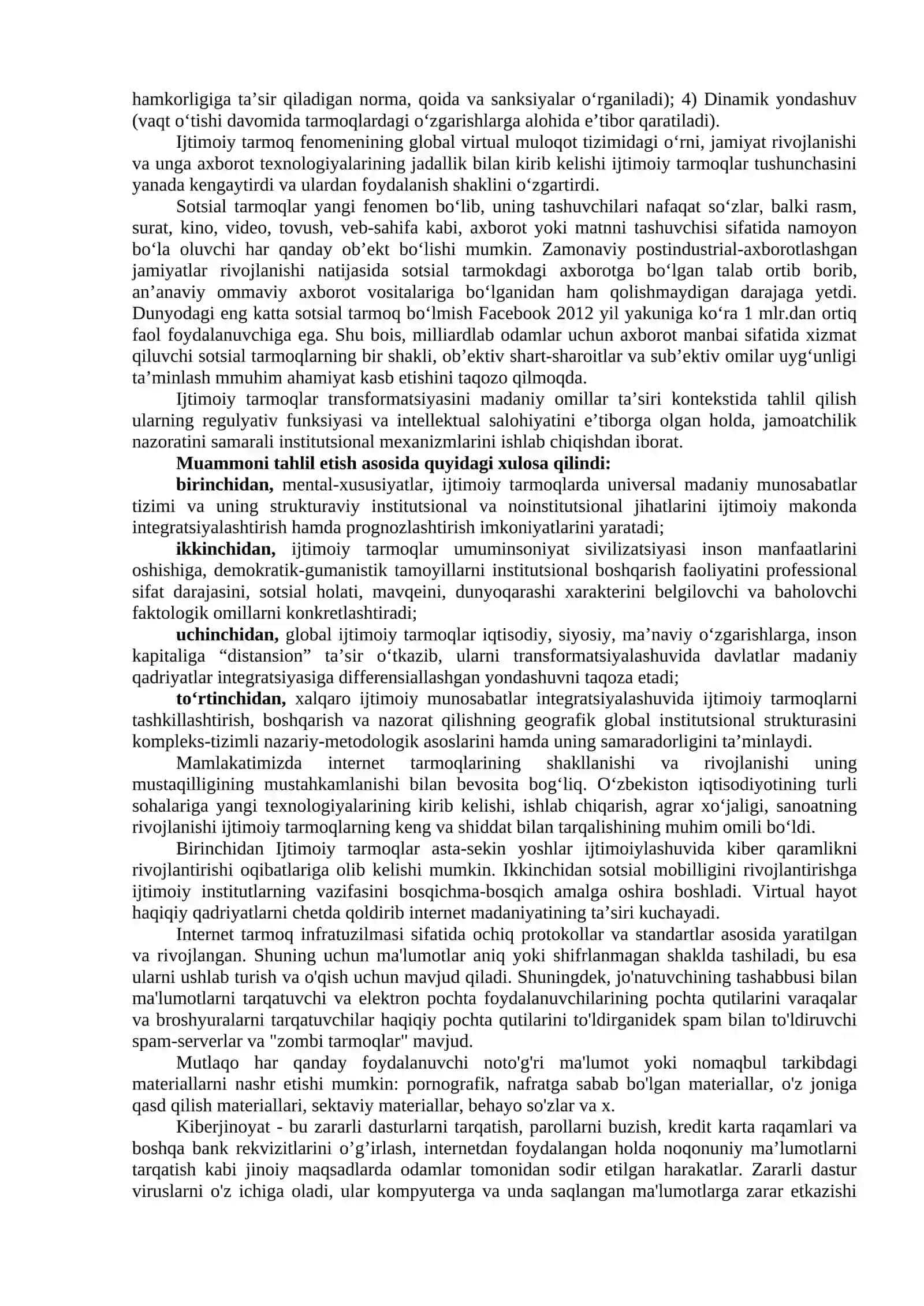Ijtimoiy tarmoqlardagi axborot xurujlari va tahdidlar 2