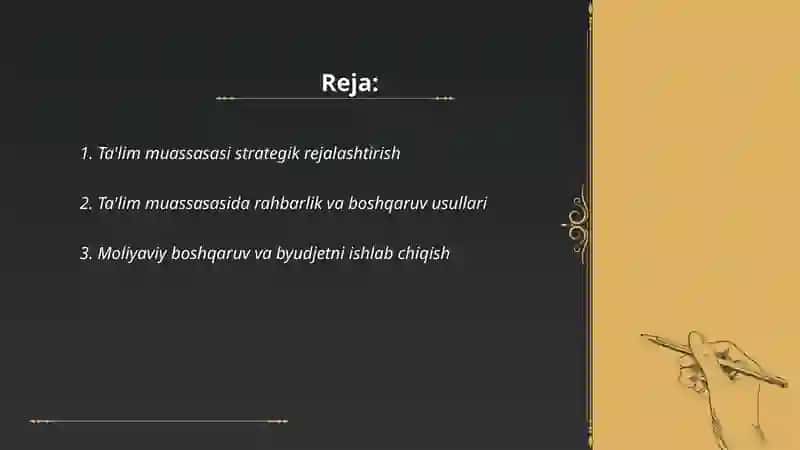 Ta'lim moassasasi menejmenti 2