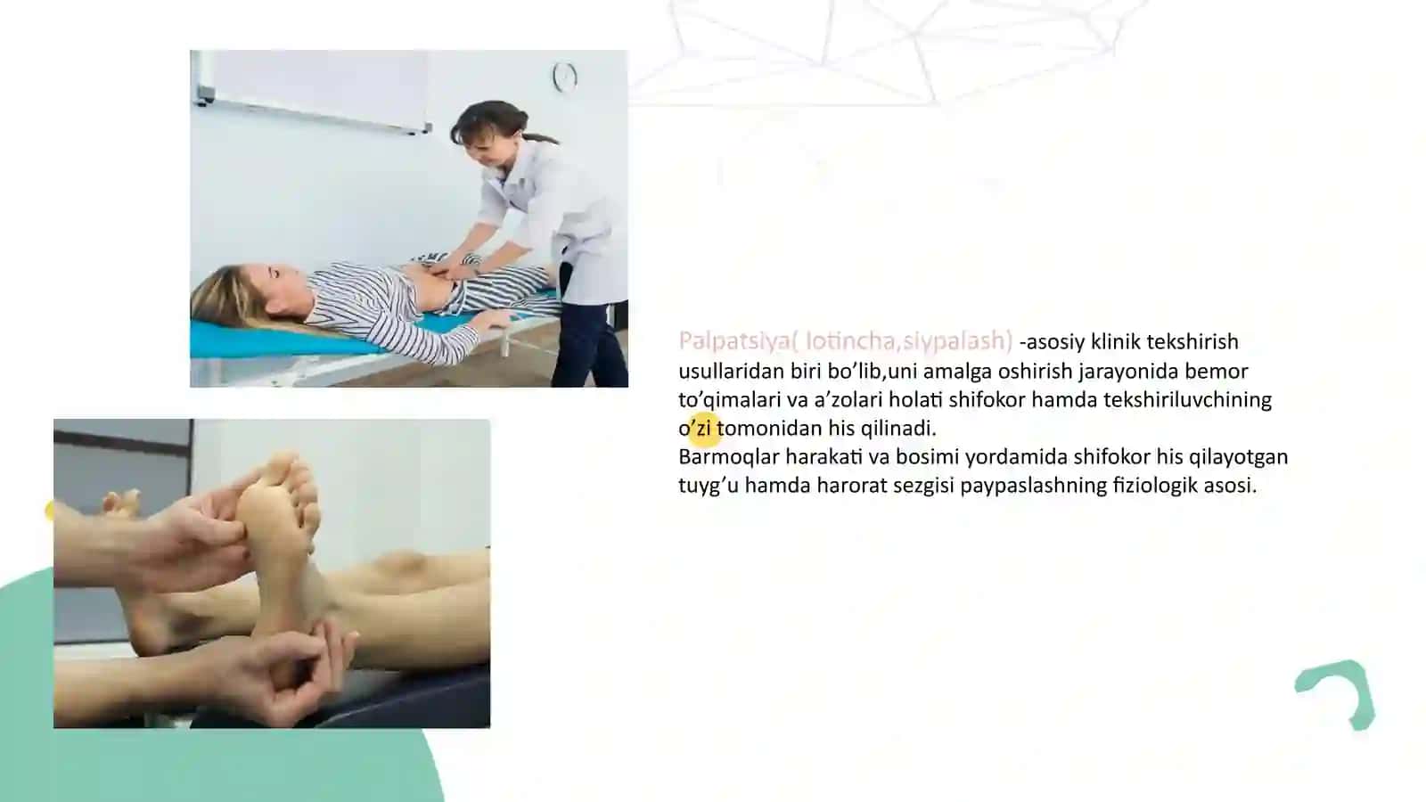 Palpatsiya, perkussiya 2