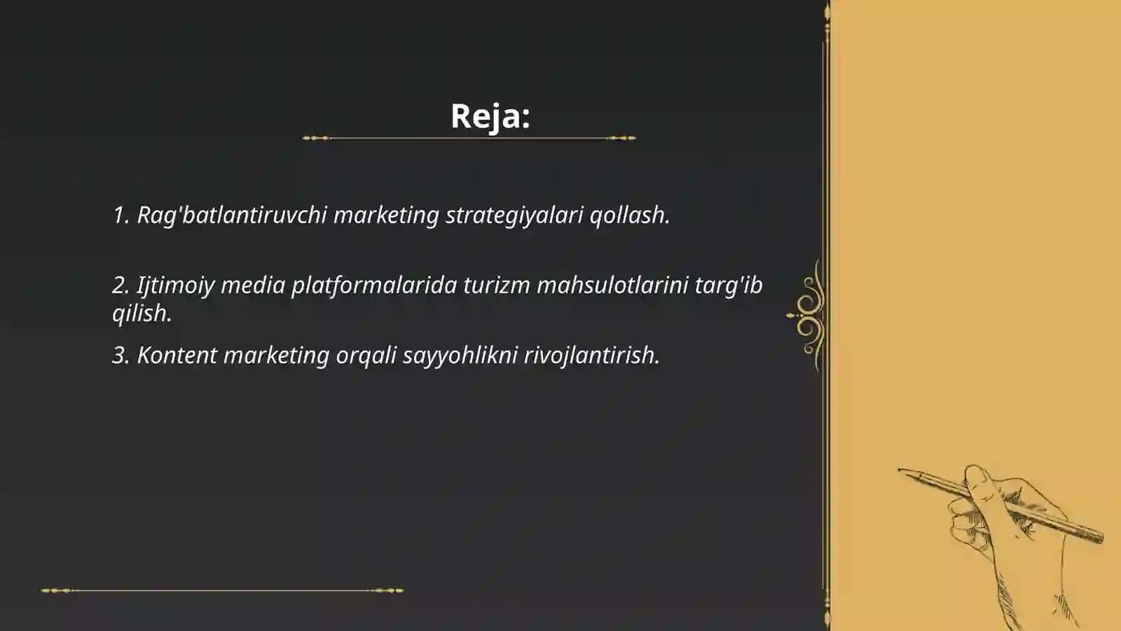 Rag'batlantiruvchi marketing strategiyalari 2