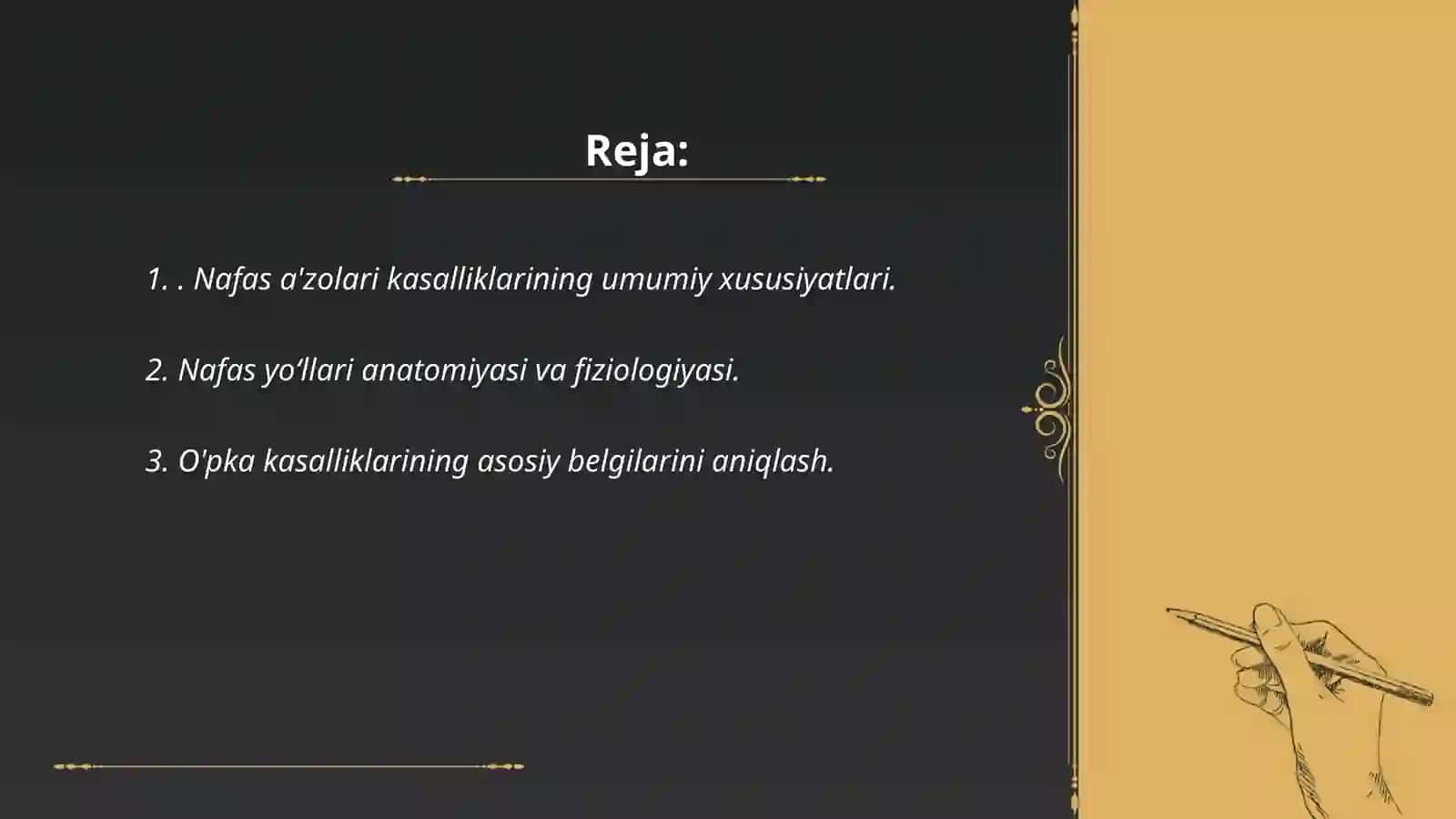 Nafas a'zolari kasalliklari 2