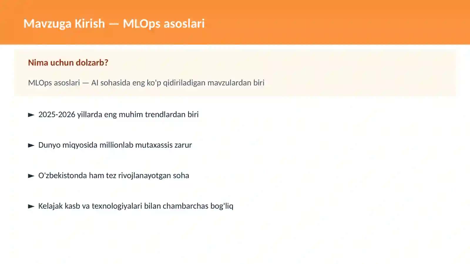 MLOPS VA AI INFRASTRUKTURA 2