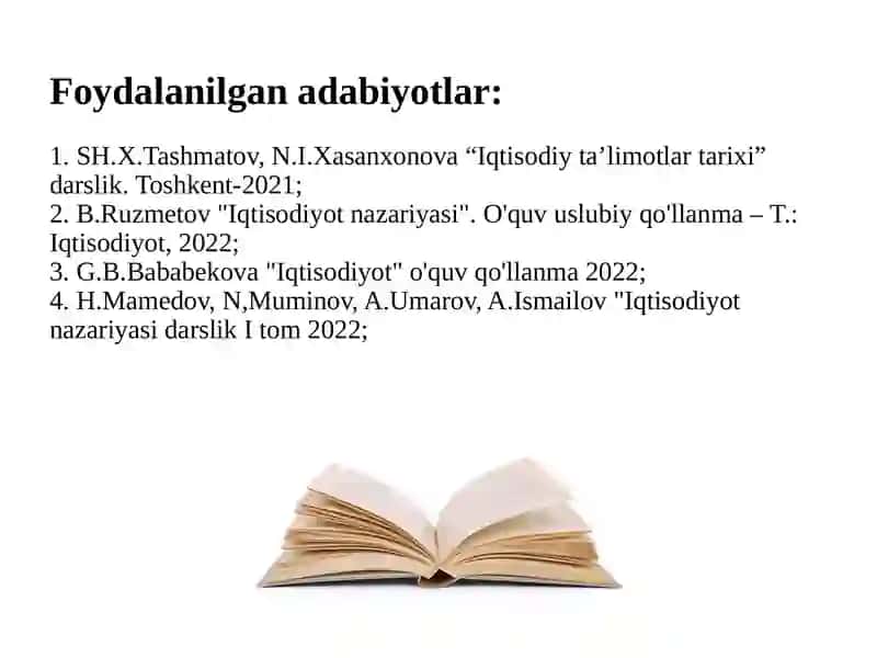 Iqtisodiyot nazariyasi darslik I tom 2