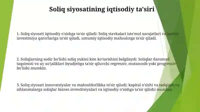 Amerika Soliq Siyosati 2
