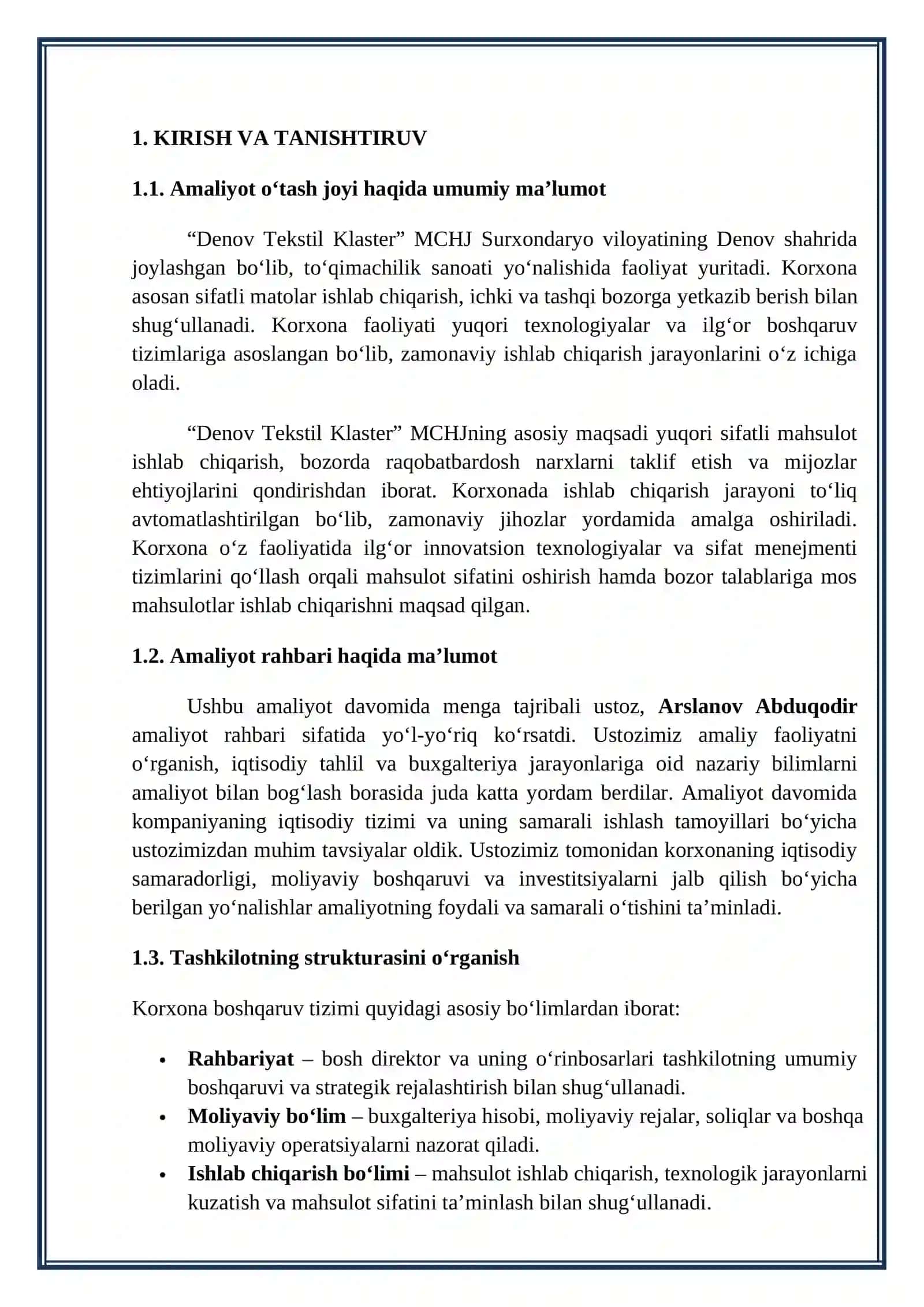 Denov Tekstil Klaster 2