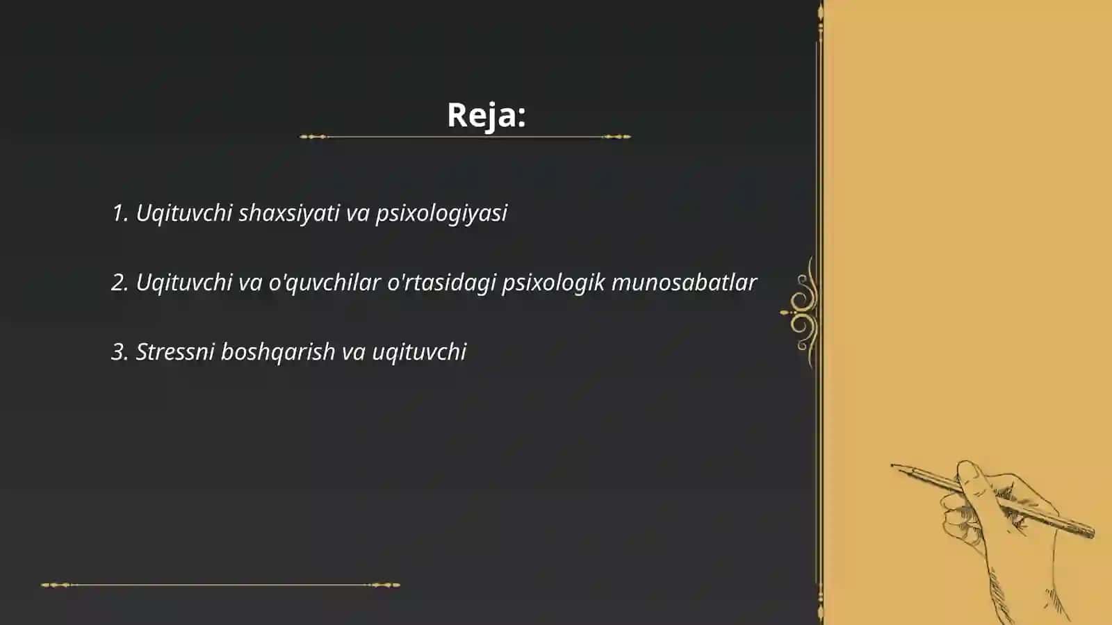 Uqituvchi psixologiyasi 2