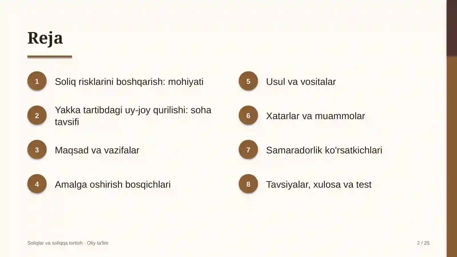 yakka tartibdagi uy joy qurilishida soliq risklarini boshqarish 3241 2
